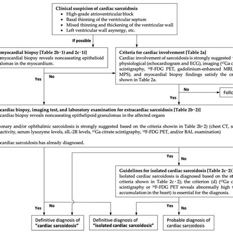 The Diagnostic Algorism For Cardiac Sarcoidosis Based On The Revised Download Scientific