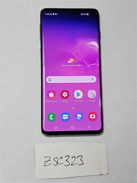 Samsung Galaxy S10 Unlocked Black 128gb 8gb Sm G973u1 Lyes74634