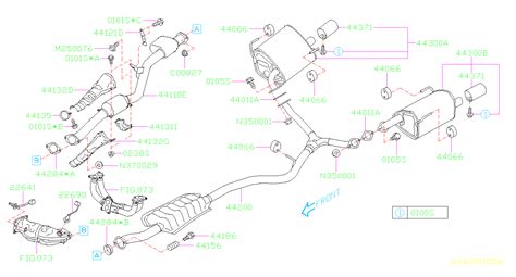 Subaru Forester Oxygen Sensor Sensor Air Fuel Ratio 22641AA670