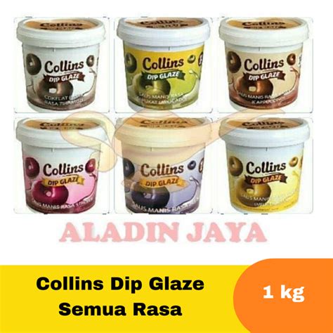 Jual Collins Dip Glaze Kg Semua Rasa Shopee Indonesia