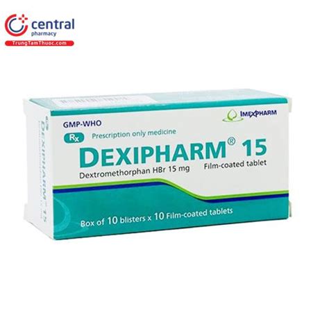 ChÍnh HÃng Thuốc Dexipharm 15 Vb H100 điều Trị Ho Do Cảm Lạnh