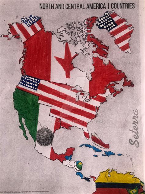 My Perfect North America flag map! by Gabokoopa on DeviantArt