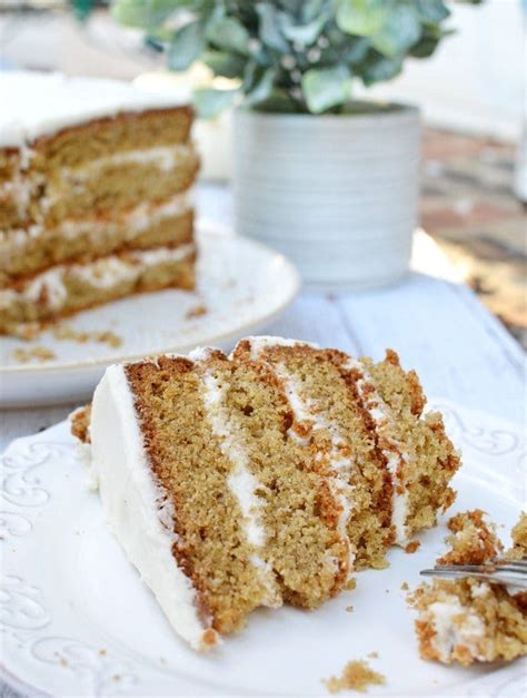 Gluten Free Spice Cake Caramel And Cashews