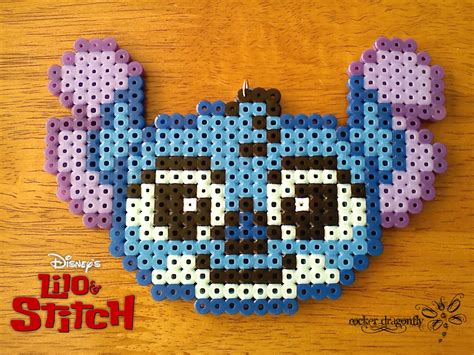 From Lilo And Stitch Stitch Perler Bead Creation By