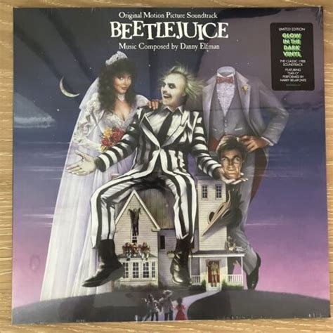 Beetlejuice Soundtrack Lp Glow In The Dark Vinyl New Sealed Danny