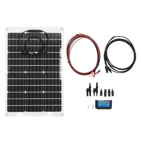 Cikonielf Kit de contrôleur de panneau solaire flexible Kit de Panneaux