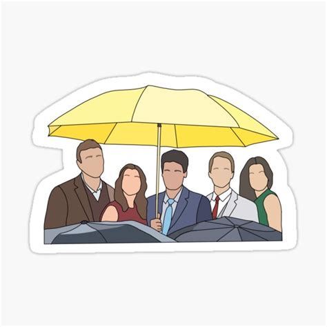 How I Met Your Mother Sticker For Sale By Gdeimeke Redbubble