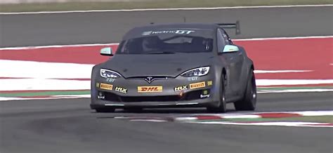 Tesla Model S P100dl Electric Gt Race Car Track Tested By Top Gear Veteran