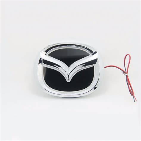 Mazda MazdaSpeed White 5D LED Car Tail Logo Badge Emblem Light Lamp Fo ...