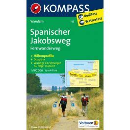 KOMPASS SPANISCHER JAKOBSWEG map 1:100,000