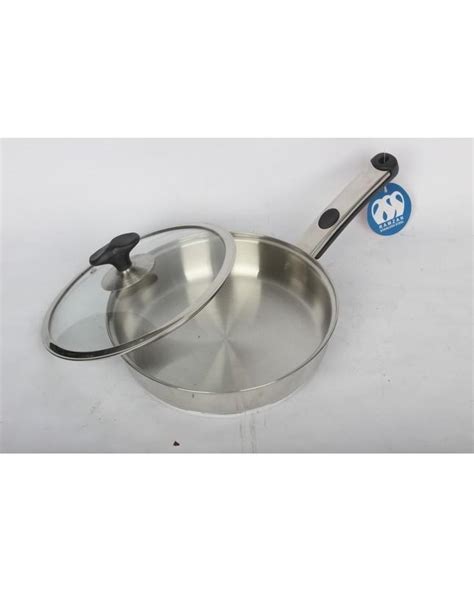 Alpha Pure Stainless Steel Fry Pan 24cm