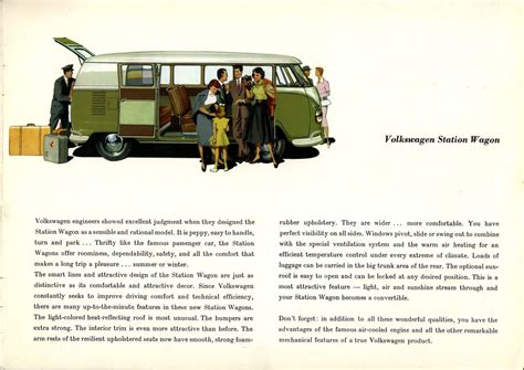 TheSamba VW Archives 1959 VW Bus Sales Brochure