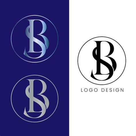 Dise O De Logotipo De Letra Inicial Bs Vector Premium