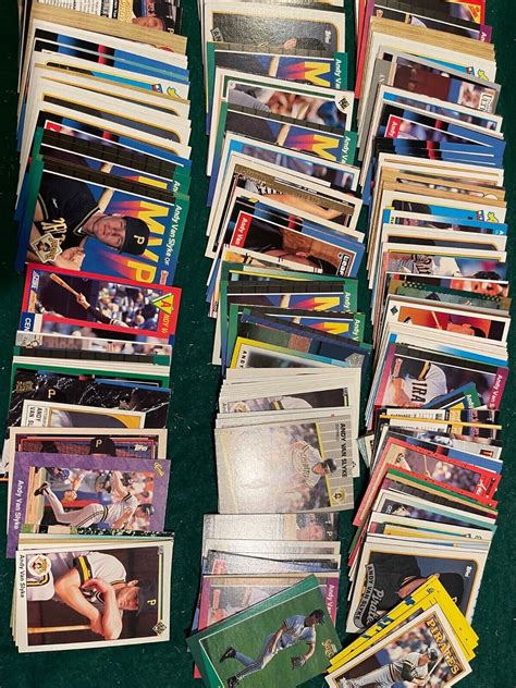 Huge Lot Of Andy Van Slyke Baseball Cards 300 Count Box Full EBay