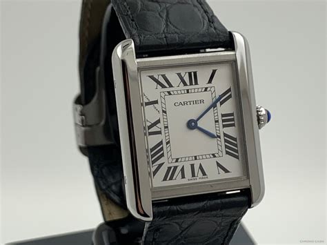 Cartier Tank Solo Quartz Steel Like New Full Set 3170 2014