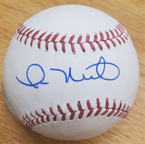 Autographed Tom Nieto Official Rawlings Major League Baseball Main