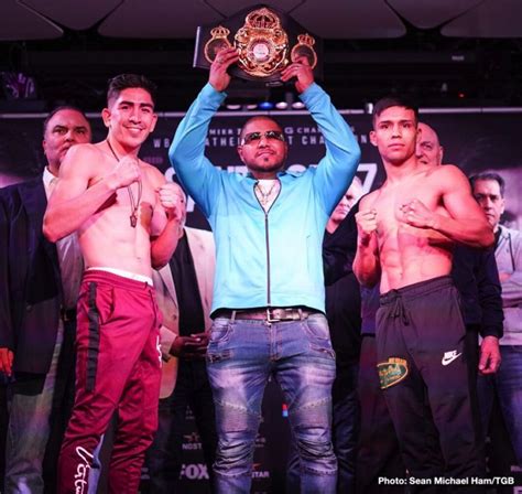 Leo Santa Cruz And Rafael Rivera Weigh In Results Latest Boxing News