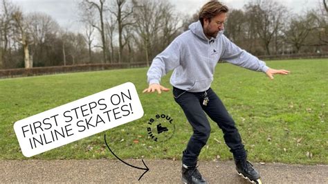 FIRST STEPS ON INLINE SKATES YouTube