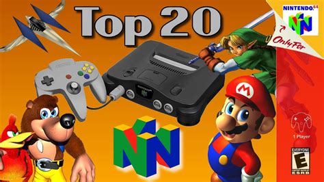 Top 20 Greatest Nintendo 64 Games Youtube