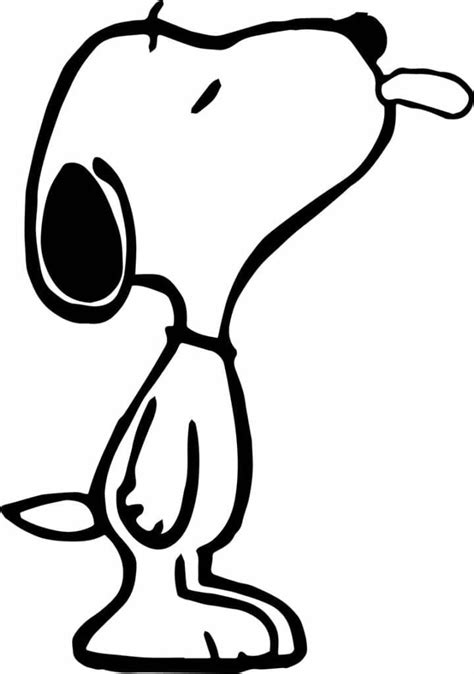 Coloriage Snoopy Gratuit Pour Les Enfants T L Charger Et Imprimer