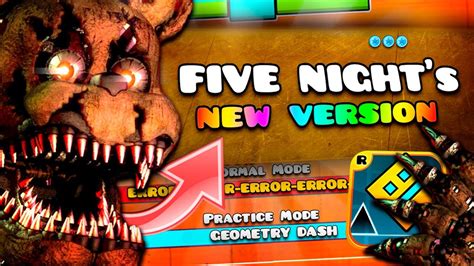 Five Nights At Freddy S En GEOMETRY DASH GEOMETRY DASH EPIC FNAF