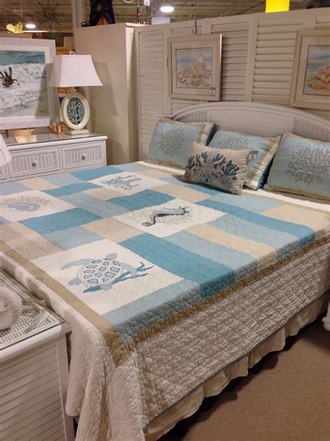 Saltwater Serenity Bedding Coastal Bedding Bed Home Decor