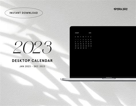 2023 DIGITAL CALENDAR WALLPAPER - Etsy