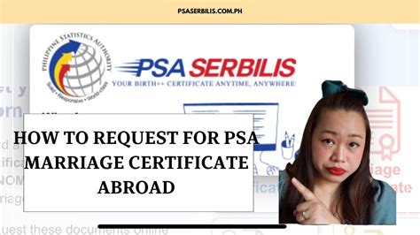 How To Request PSA Marriage Certificate If You Re Living Abroad USA