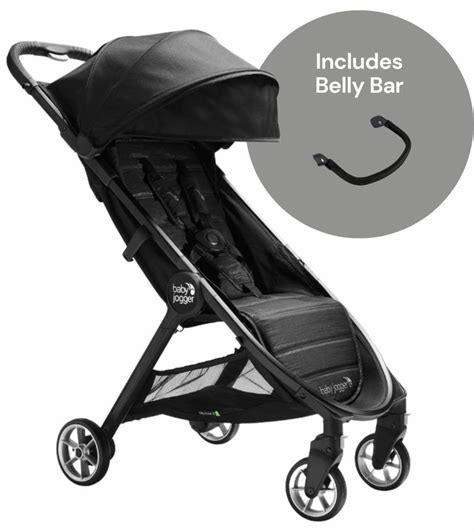 Baby Jogger City Tour 2 Ultra Compact Travel Stroller Belly Bar