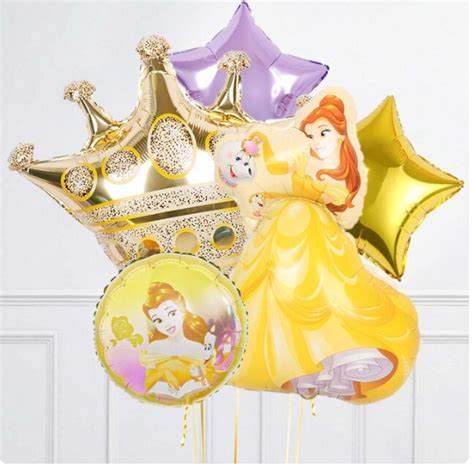 Set Globos Aluminio Decorativo Para Cumplea Os Bella Princesa Disney