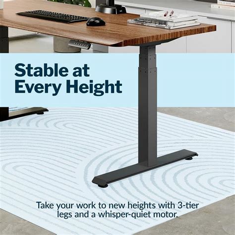 72x30 ComfortEdge Electric Standing Desk- Varidesk Butcher Block ...