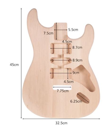 Printable guitar template pdf – Artofit