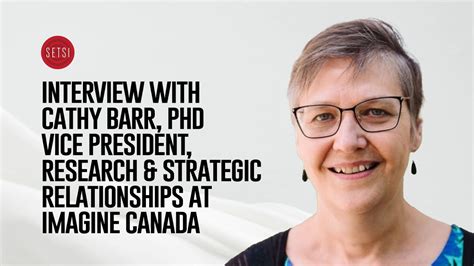 Interview With Cathy Barr Phd Vice President Research Strategic