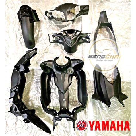 YAMAHA SRL115 FI INNER SET COMPLETE SET COVER SET HITAM SEBAM INNER