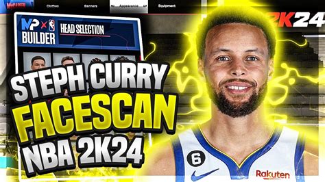 Nba 2k24 How To Look Like Steph Curry Steph Curry Face Scan Face Creation Nba 2k24 Youtube