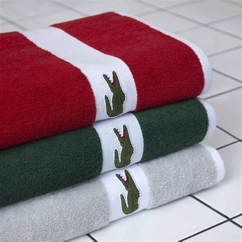 Serviette De Bain Lacoste L Casual En Coton Ralph Lauren Haut De