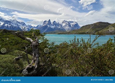 Cuernos, Horns of Torres Del Paine Covered with Snow at Torres Del ...