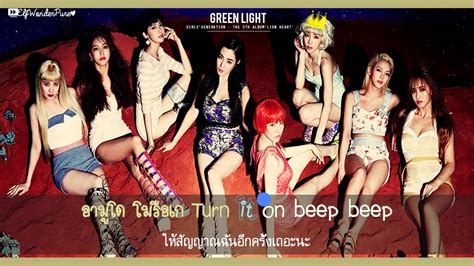 Karaoke Thai Sub GIRLS GENERATION SNSD Green Light YouTube