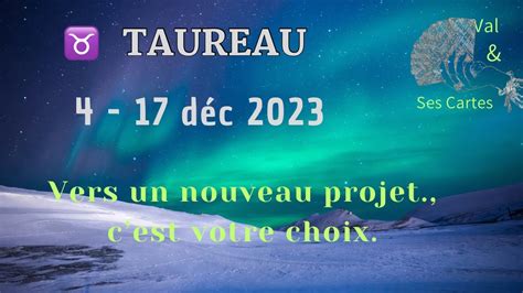 Taureau Vers Un Nouveau Projet Cest Votre Choix Guidance Du Au