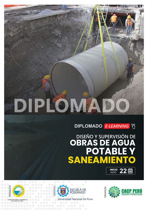 Cacp Perú Diplomado Diseño Y Supervisión De Obras De Agua Potable Y