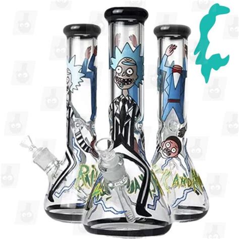 Rick And Morty Bong Collection 5 135 Inches Ice Bongs Dippyglass