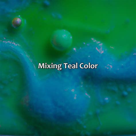 What Color Is Teal