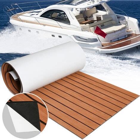 Vingo Bodenbelag Matte Deck Teppich Eva Schaum Teak Yacht Selbstklebend