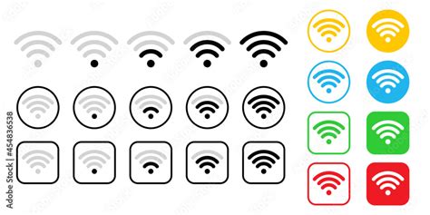 Znak WiFi Symbol Wi Fi Ikona Sieci Bezprzewodowej Strefa Wi Fi