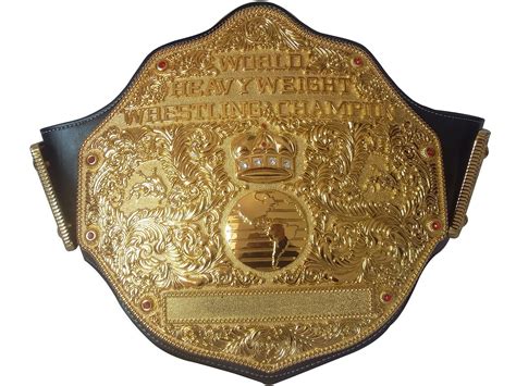 Fandu Belts Adult Replica Big Gold Wrestling Championship Belt Title ...