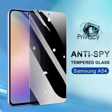 Full Cover Privacy Anti Spy Tempered Glass For Samsung Galaxy A A