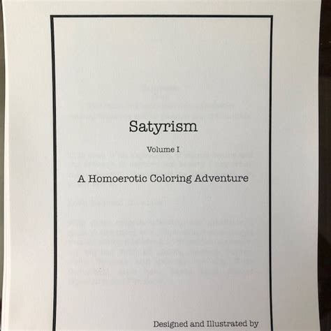 Gay Nude Coloring Book Etsy