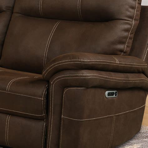 Parker Living Mason Dark Kahlua Power Reclining Sofa English Elm