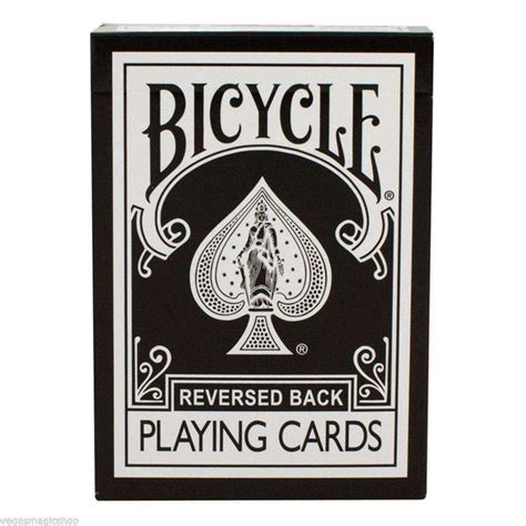 Black Reversed Back Bicycle Playing Cards