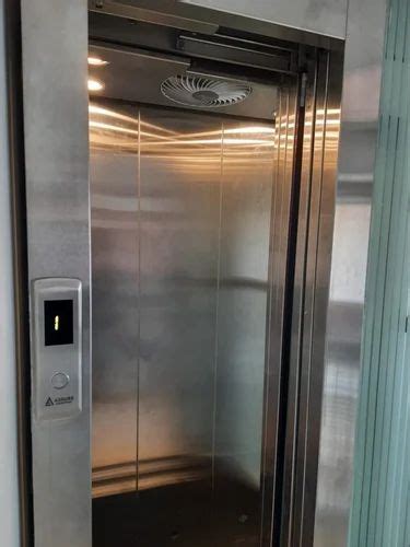 6 Persons Stainless Steel Passenger Elevator Without Machine Room